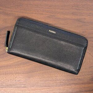 Fossil Black Leather Wallet